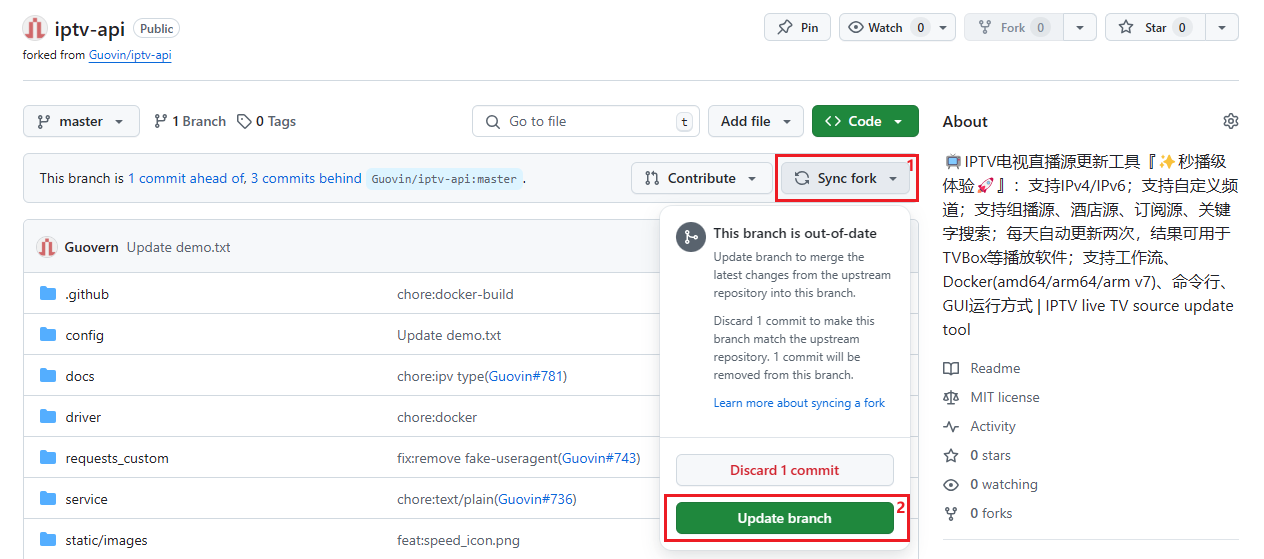 Sync-fork